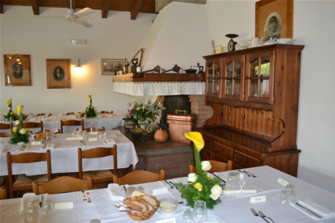 Detail of dining room